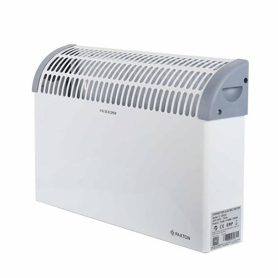 Convector electric, 3 trepte de putere 750 / 1250 / 2000 W, protectie supraincalzire, oprire automata, protectie supraincalzire, alb si negru - 5- Roveli