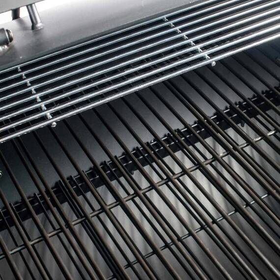 Gratar pe carbuni cu afumatoare, realizat din otel, functii 4 in 1, afumare directa, afumare indirecta, grill in stil american si afumare la rece, manere inox, dimensiune 117x125,5x83,5 cm - 5- Roveli