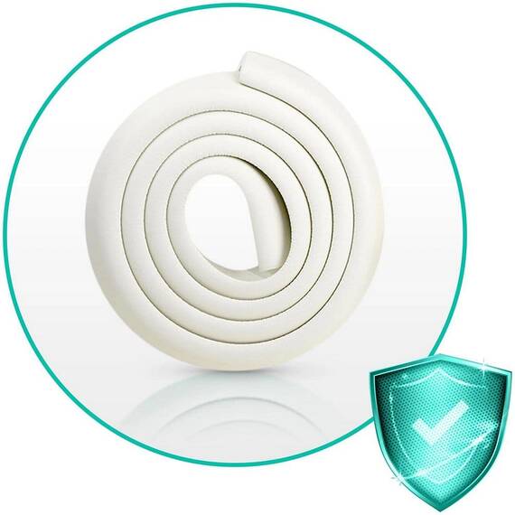 Banda de protectie, fabricat din spuma speciala, puternica, aspectul estetic, alb, 2 m - 5- Roveli