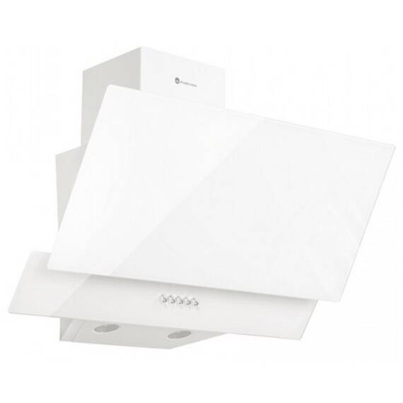 Hota decorativa Studio Casa, 1 motor turbo, 3 trepte de viteza, iluminare LED, 300 mc/h, latime 60 cm, alba - - Roveli