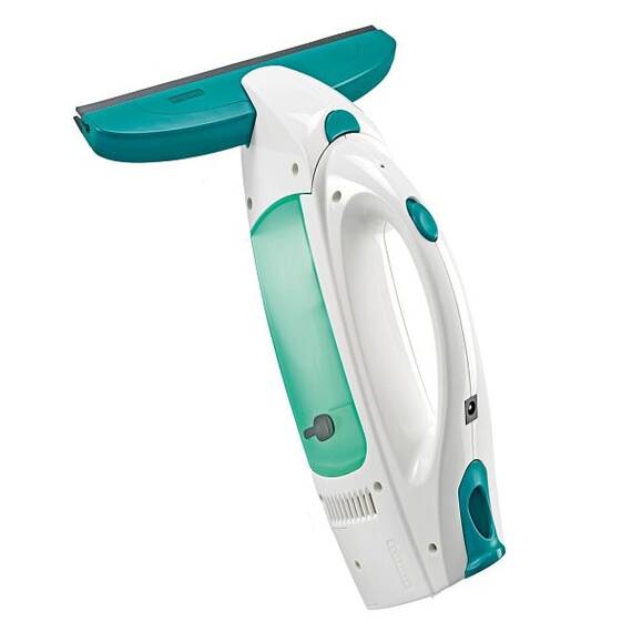 Aspirator pentru geamuri Leifheit, aspirare umeda si uscata, functia standby, sistem ciclonic, 0.1 l, 5 V, albastru - - Roveli