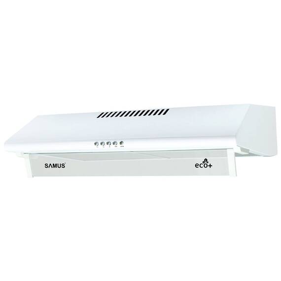 Hota clasica,  204 mc/h, 1 motor, 49 W, 60 x 50 x 14 cm, tehnologie Eco+, geam rabatabil, alba - - Roveli