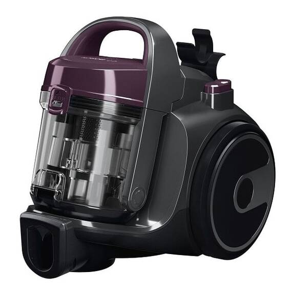 Aspirator fara sac, design elegant, aspirare uscata, filtru evacuare EPA, filtru igienic PureAir, duza pentru tapiterie, duza pentru colturi, tub telescopic, 1.5 l, 700 W, violet - 2- Roveli