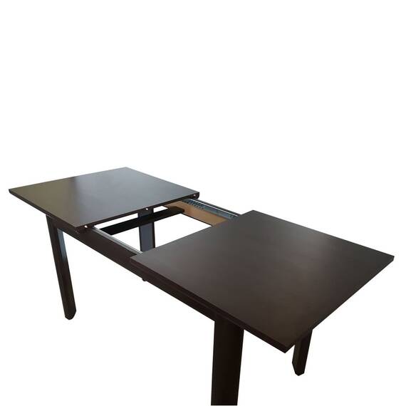 Masa bucatarie DacEnergy©, blat din PAL melaminat, dreptunghiulara, 6 persoane, 146 / 203 x 80 x 76 cm, wenge - 3- Roveli