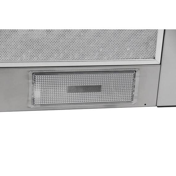 Hota telescopica, incorporabila, 244 mc/h, un motor Turbo, 3 trepte de viteza, 110 W, 17,5 x 60 x 30,5 cm, gri si negru - 2- Roveli
