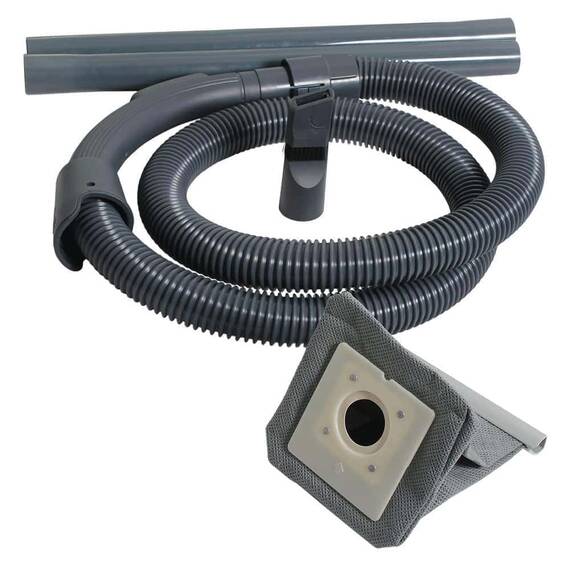 Aspirator Albatros, cu sac textil, aspirare uscata, 1.8 l, 850 W, protectie la supraincalzire, furtun flexibil, perie podea, accesoriu spatii inguste - 3- Roveli