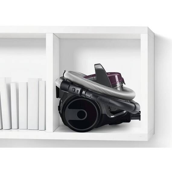 Aspirator fara sac, design elegant, aspirare uscata, filtru evacuare EPA, filtru igienic PureAir, duza pentru tapiterie, duza pentru colturi, tub telescopic, 1.5 l, 700 W, violet - 7- Roveli