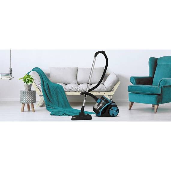 Aspirator Albatros, ciclonic, aspirare uscata, motor performant, Eco-type, 900 W, 2 litri, filtru hepa, tub metalic telescopic - 7- Roveli