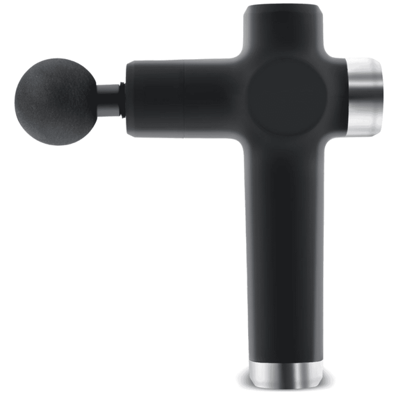 Pistol de masaj corporal, 8 accesorii, protectie la supraincalzire, 3200 rotatii pe minut, 7 trepte de viteza, design ergonomic, negru mat - 12- Roveli