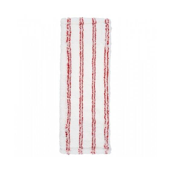 Set de curatenie profesional DacEnergy©, maner din aluminiu, mop plat din microfibra cu lungimea de 40 cm, storcator tip presa, galeata cu 2 compartimente, rosu - 2- Roveli