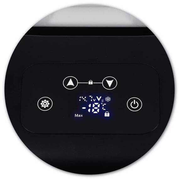 ​Lada frigorifica, functia de racire si incalzire, 2 moduri de functionare Eco si Max, blocare pentru copii, 100-240V si 12V/24V, panou de control tactil, 21 l, 56,8 x 33 x 33,2 cm, alb - 3- Roveli