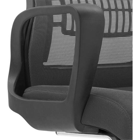 Scaun birou directorial DacEnergy©, rotativ, reglabil pe inaltime, tapiterie din mesh, culoare negru - 3- Roveli
