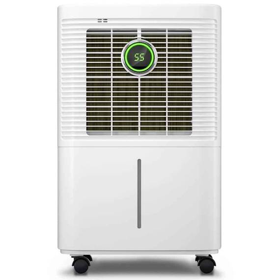 Dezumidificator de aer cu compresor, afisaj si panou de control tactil, cronometru de 24 de ore, debit de aer 100 m³/h, eficienta de dezumidificare 12 l/24h, 280 x 200 x 440 mm - 11- Roveli