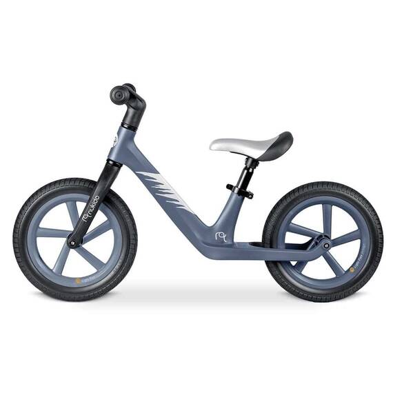 Bicicleta de echilibru pentru copii, cadru durabil, sa din spuma, manere cauciucate, inaltimea scaunului reglabila, roti de spuma EVA, 12 inchi, albastru - 7- Roveli