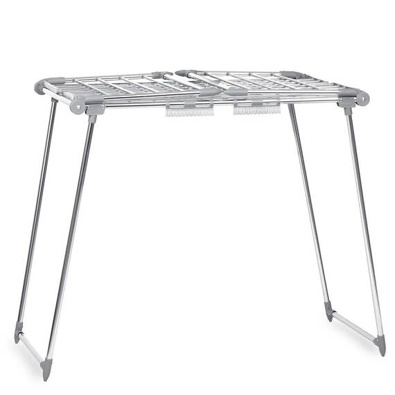 Uscator de rufe DacEnergy©, constructie metalica, solida, 4 aripi pliabile, pliere si desfasurare rapida, suprafata mare de uscare 22 m - 2- Roveli