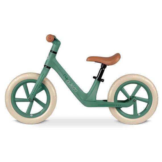 Bicicleta de echilibru pentru copii, cadru durabil, sa din spuma, manere cauciucate, inaltimea scaunului reglabila, roti de spuma EVA, 12 inchi, verde - 3- Roveli