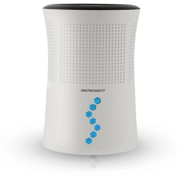 Dezumidificator, tehnologie Peltier, capacitate rezervor de apa 700 ml, functionare silentioasa 34 dB, consum de energie 22, 5 W, 220 - 240 V, lumina LED de designer, 14 x 21 x 15 cm, alb - 2- Roveli
