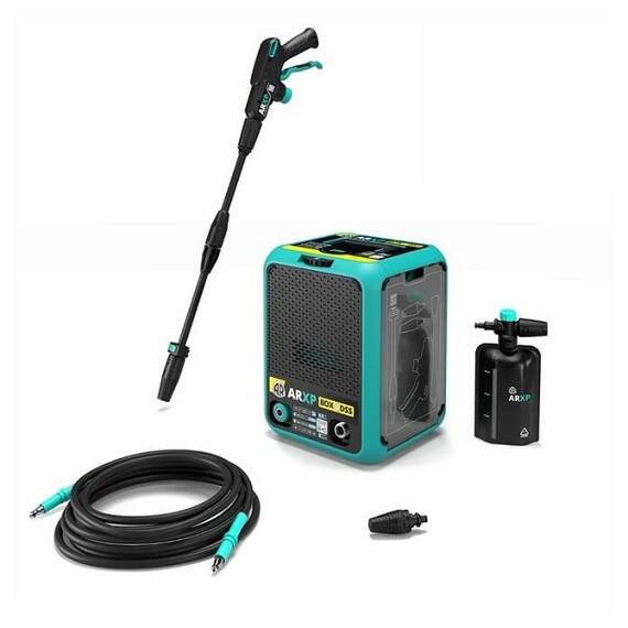 ​Aparat de spalat cu presiune, 2500 W, debit maxim 500 l/h, 150 bari, grad protectie IPX5, 30 x 28.2 x 39.5 cm - - Roveli