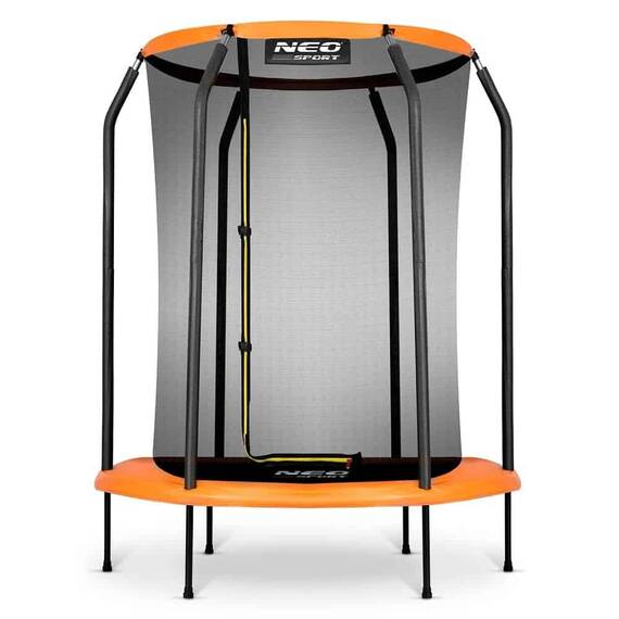 ​Trambulina de gradina , 6 stalpi fixati cu spuma, plasa interioara de protectie, inchisa cu fermoar, diametru 152 cm - - Roveli