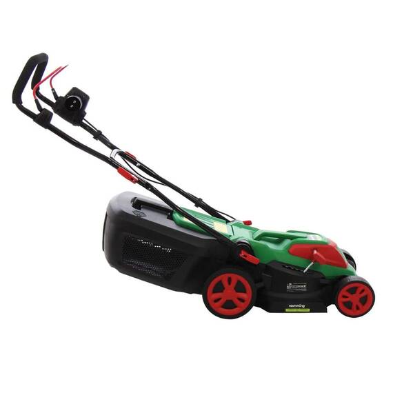 Masina de tuns iarba, electrica, motor puternic de 1400 W, maner central, 6 inaltimi de taiere cuprinse intre 2.5 si 7.5 cm, roti de deplasare, functia de maruntire iarba, 35 l - 2- Roveli
