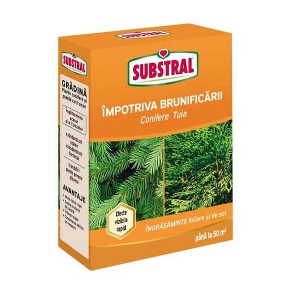 Ingrasamant anti-ingalbenire pentru conifere Substral, granule, efecte vizibile rapid, 1 kg - - Roveli