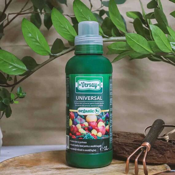 Ingrasamant organic universal Versay, crestere echilibrata, rezistenta ridicata la seceta / inghet, lichid, 1 L - 2- Roveli