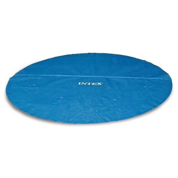 ​Prelata solara pentru piscina Intex, grosimea 110g/m², ajuta la incalzirea si mentinerea temperaturii apei, 244 cm, albastru - - Roveli