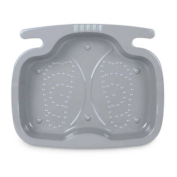 ​Curatator de picioare pentru piscina Intex, se conecteaza la scarile Intex, antiderapant, 56 x 49 x 9 cm, gri - - Roveli