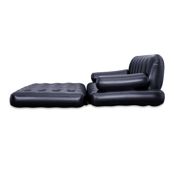 ​Canapea gonflabila Bestway, multifunctionala, 5-in-1, include pompa de aer, geanta de voiaj si banda de reparatii, pentru camping, 2 persoane, 188 x 152 x 64 cm - 2- Roveli