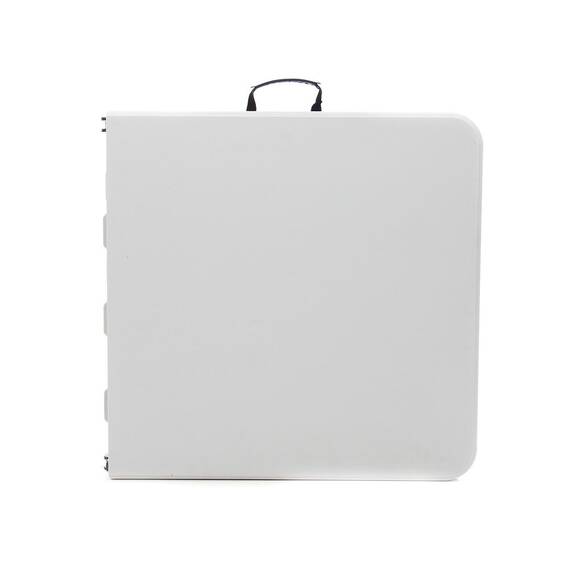 ​Masa plianta DacEnergy©, fabricat din metal si plastic, dreptunghiulara, pentru 6 persoane, 122 x 61 x 74 cm, alba - 2- Roveli