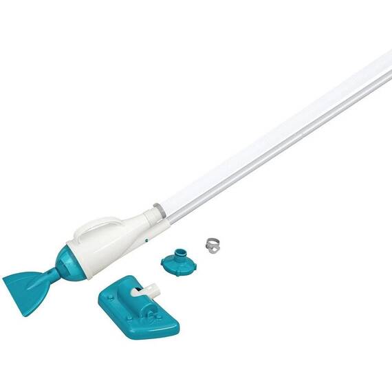 ​Kit de curatare pentru piscina Bestway, tija telescopica din aluminiu, 190 cm, lungime furtun 6 m - 2- Roveli