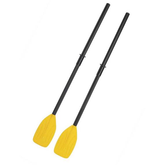 ​Barca gonflabila Bestway, fabricata din PVC, 3 camere de aer, doi adulti si un copil, 2 vasle din plastic, sarcina maxima 200 kg, pompa cu piston inclusa, 246 x 122 cm, portocaliu - 3- Roveli