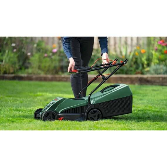 ​Masina de tuns iarba Bosch, motor electric, 1200 W, latime de taiere de 32 cm, tehnologia GrassCombs, capacitate sac colector 31 l - 3- Roveli
