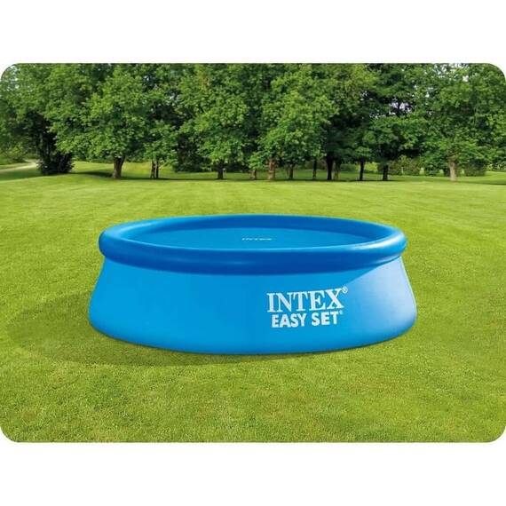 ​Prelata solara pentru piscina Intex, grosimea 110g/m², ajuta la incalzirea si mentinerea temperaturii apei, 244 cm, albastru - 3- Roveli