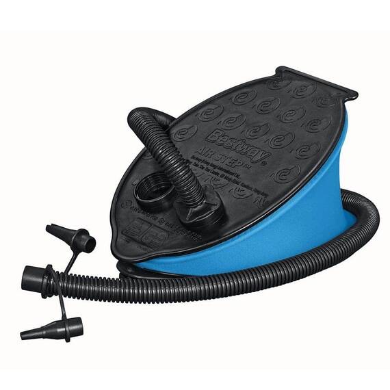 ​Barca gonflabila Bestway, PVC durabil, 3 camere de aer, 2 adulti, 2 vasle din plastic, sarcina maxima 170 kg, pompa de picior, 228 x 121 cm, albastra - 3- Roveli