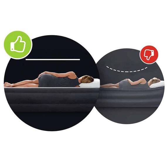 ​Fotoliu gonflabil pliabil Intex, confectionat din PVC si velur, suport pentru pahare, o persoana, 224 x 117 x 66 cm, gri - 6- Roveli