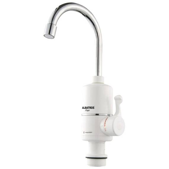 ​Robinet electric instant Albatros Magic, pentru chiuveta, protectie supraincalzire, control temperatura, IPX4, debit reglabil, 0.04 - 0.6 MPa, 3 kW, 220 - 240 V - - Roveli