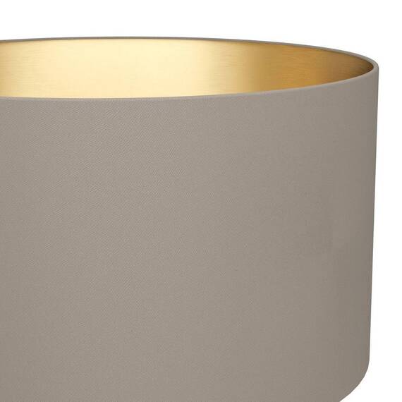 ​Lampadar, structura din metal si lemn, abajur din textil, o sursa cu soclu E27, 60W, IP20, 1540 x 70 mm, maro si auriu - 2- Roveli
