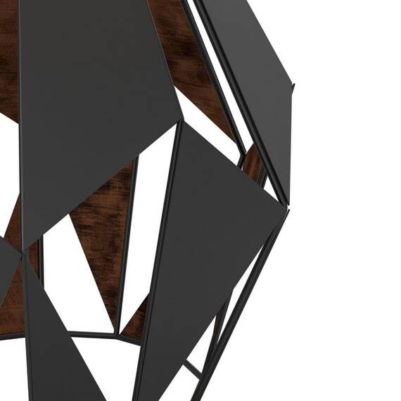 ​Veioza, constructia din otel, stil industrial, design robust, sursa cu soclu E27, 60 W, 510 x 250 mm, negru si cupru - 3- Roveli