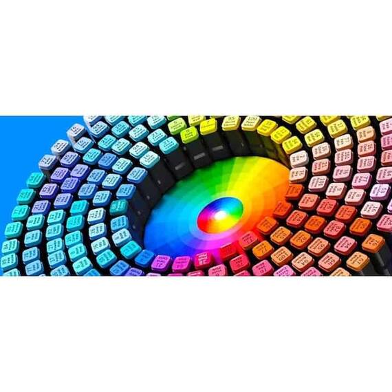 ​Set 36 markere duble DacEnergy©, cerneala pe baza de alcool, cu varf de 1 mm si 6 mm, cu geanta, nuante vibrante, intense, colorate - 5- Roveli