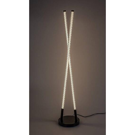 ​Lampadar LED, realizat din metal, abajur din acril, comutator on/off, 28 W, 3050 lm, lumina calda, 1150 x220 x220 mm, IP20, negru mat si alb - 6- Roveli