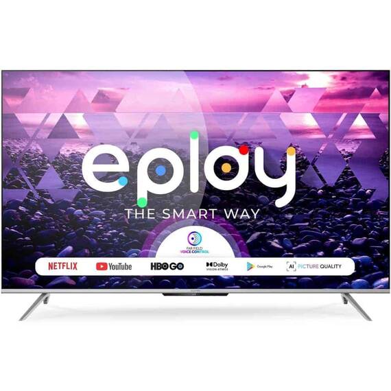 Televizor LED Smart Allview 43ePlay7100-U, rezoluti 4K Ultra HD, diagonala 109 cm, Android TV 11, mod surround, Dolby Audio, Dolby Atmos pt TV, AVC, mod downmix, HDR, HDR 10 +, HLG, clasa G - - Roveli