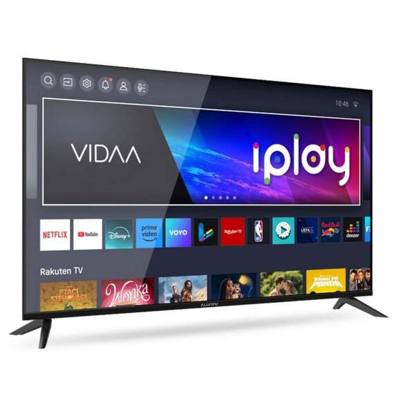 Televizor QLED Smart Allview QL50iPlay6200-U, rezolutie 4K UHD (3840 x 2160 pixeli), diagonala 126 cm (50"), Dolby Audio, Egalizator grafic, DNR, HDR, sistem operare VIDAA OS, clasa E, negru - 2- Roveli