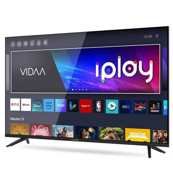 Televizor QLED Smart Allview QL43iPlay6200-U, rezolutie 4K UHD, 3840 x 2160 pixeli, diagonala 109 cm, Dolby Audio, Mod downmix, sistem operare VIDAA, HDR, DNR, clasa F - 3- Roveli