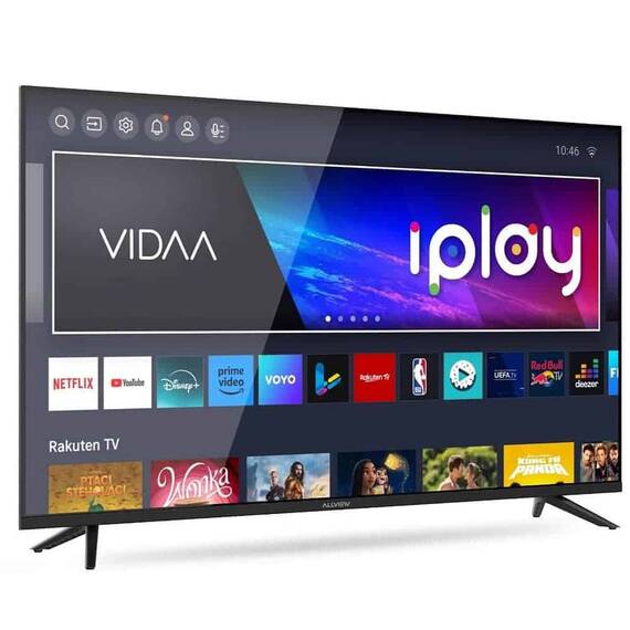 Televizor QLED Smart Allview QL43iPlay6200-U, rezolutie 4K UHD, 3840 x 2160 pixeli, diagonala 109 cm, Dolby Audio, Mod downmix, sistem operare VIDAA, HDR, DNR, clasa F - 4- Roveli