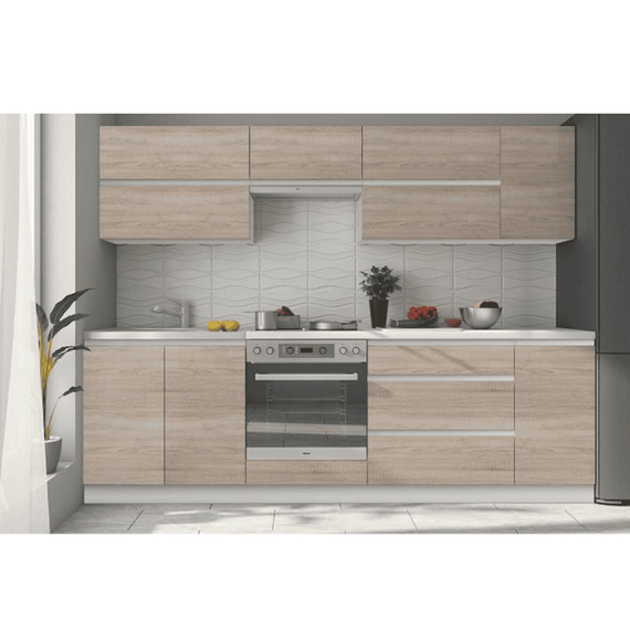 Dulap superior cu uşă verticală, stejar sonoma, dreapta, LINE G30 - 7- Roveli