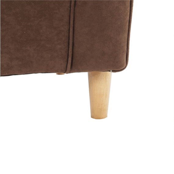 Fotoliu, textil maro, CHARLOT - 4- Roveli
