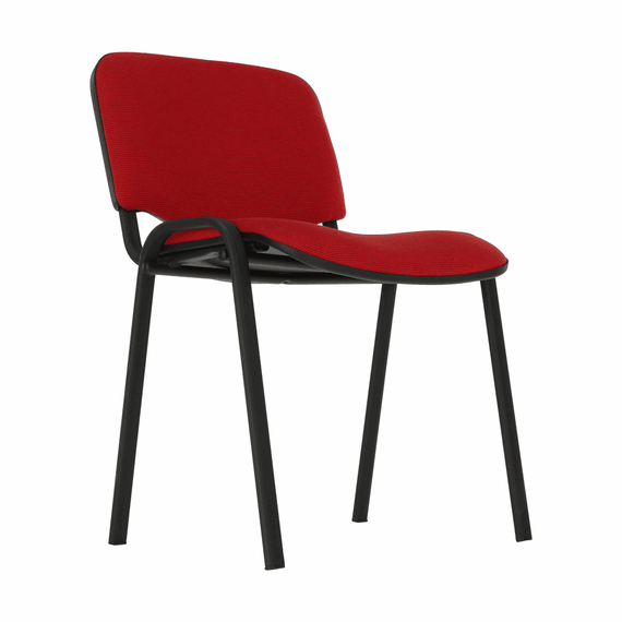 Scaun de birou, roşu, ISO NEW - 9- Roveli