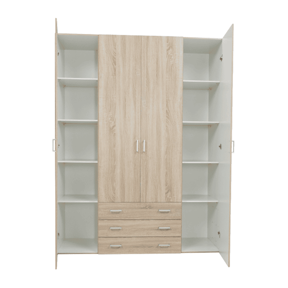 Dulap, 4 uşi, stejar sonoma, GWEN 70429 - 10- Roveli