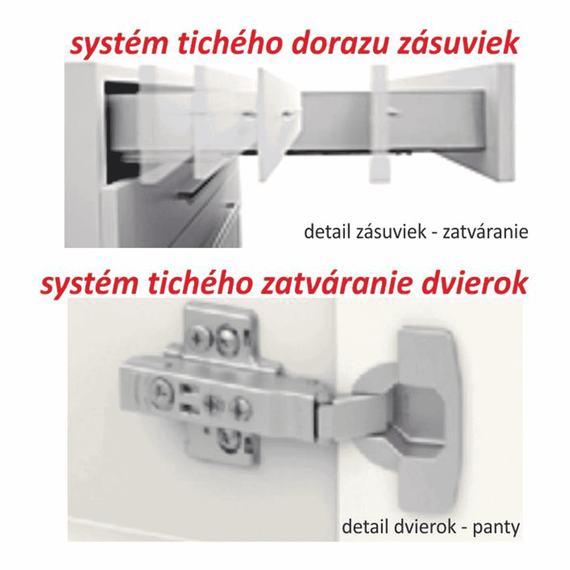 Dulap superior cu uşă verticală, stejar sonoma, dreapta, LINE G30 - 5- Roveli